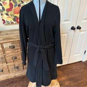UGG Black Robe Soft and Stretchy w/Tie M/L